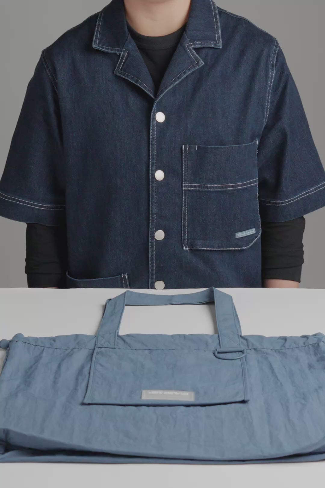 Drawstring Toggle Tote